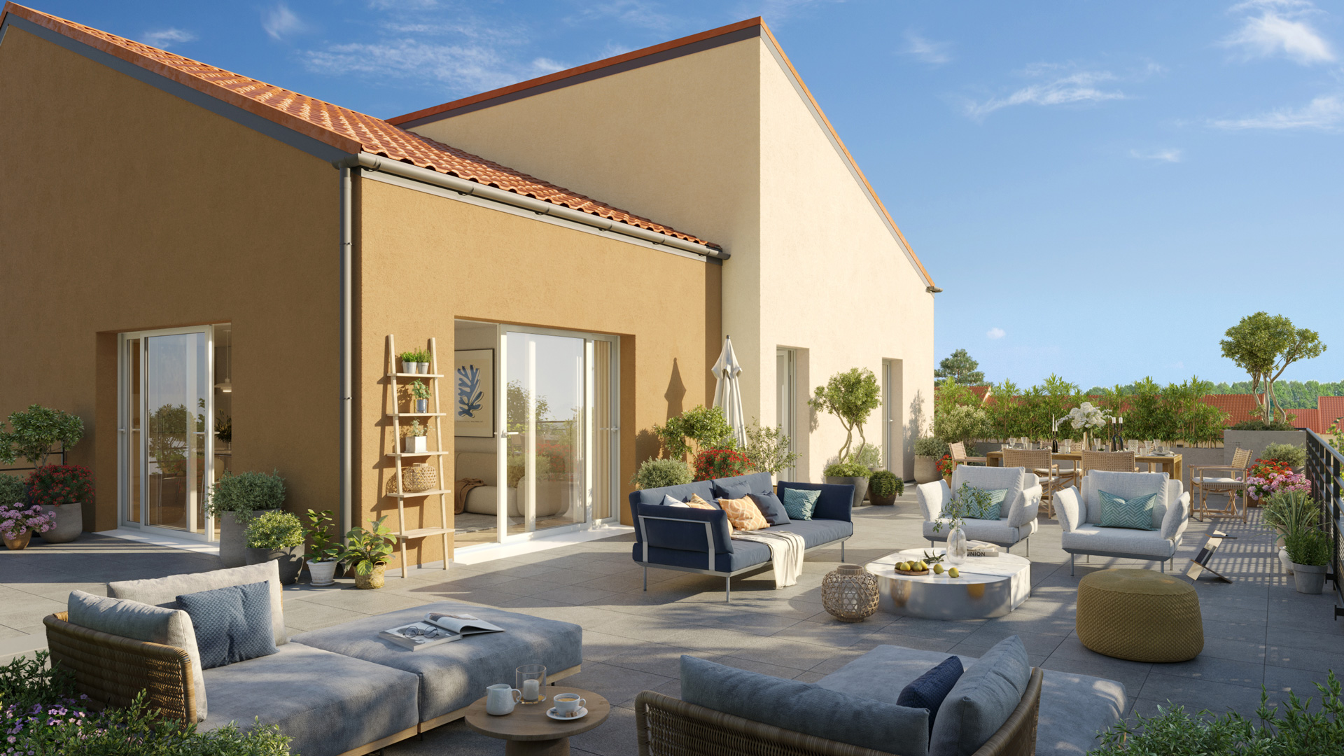 Les Gourmandines - Woippy - Perspective terrasse